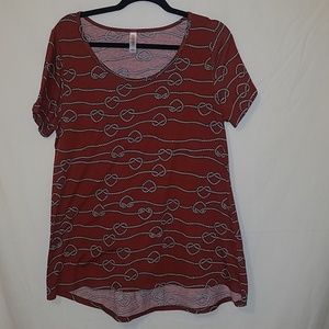 FINAL SALE LulaRoe large rope pattern